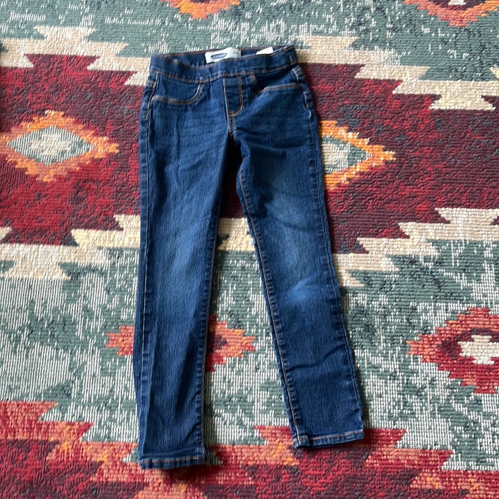 Dark blue skinny old navy jeans girls